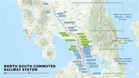 PNR: Laguna to Pampanga North.